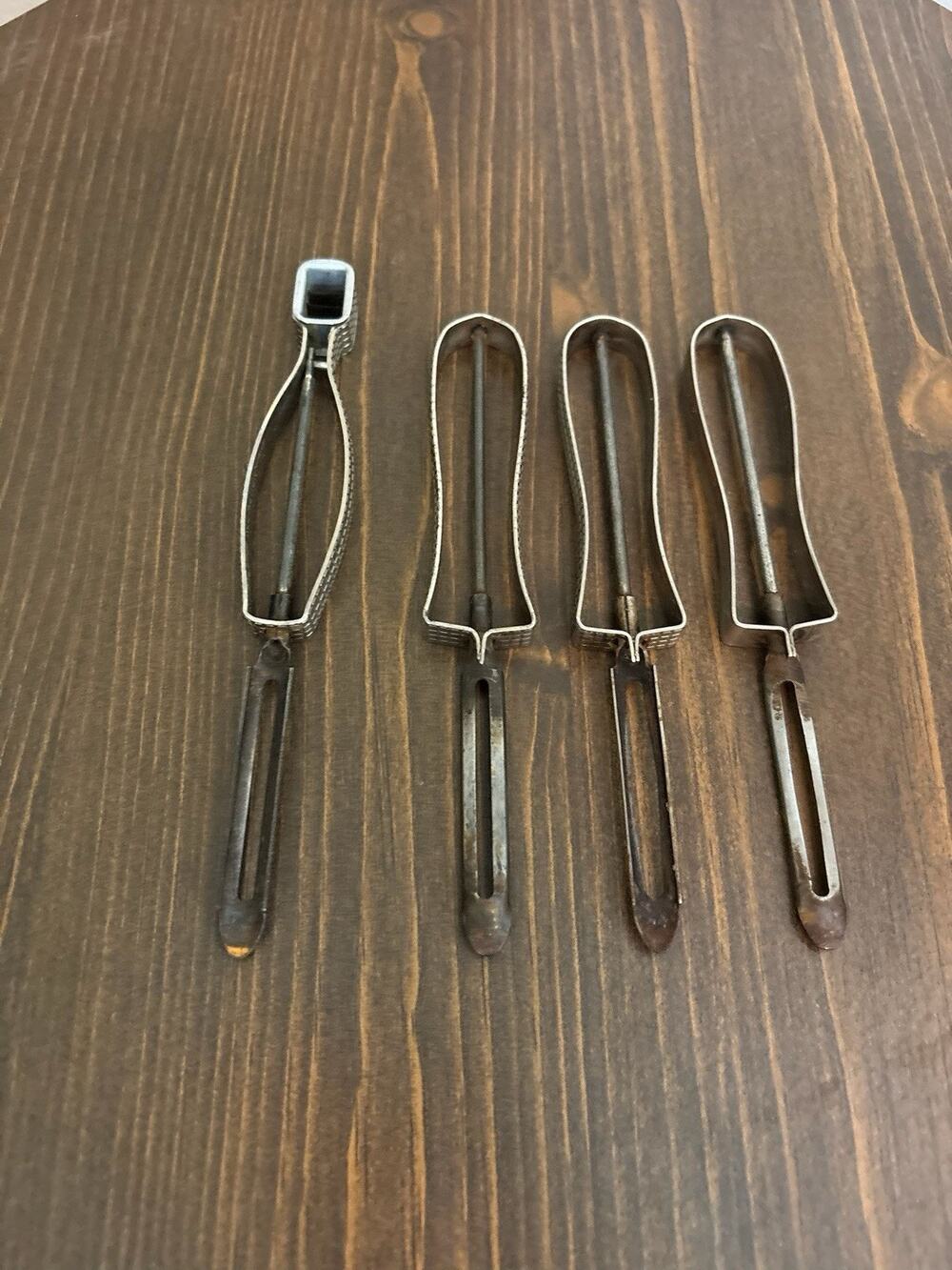 Vintage (5) Floating Blade Potato Vegetable Peeler Stainless Steel - EKCO A&J